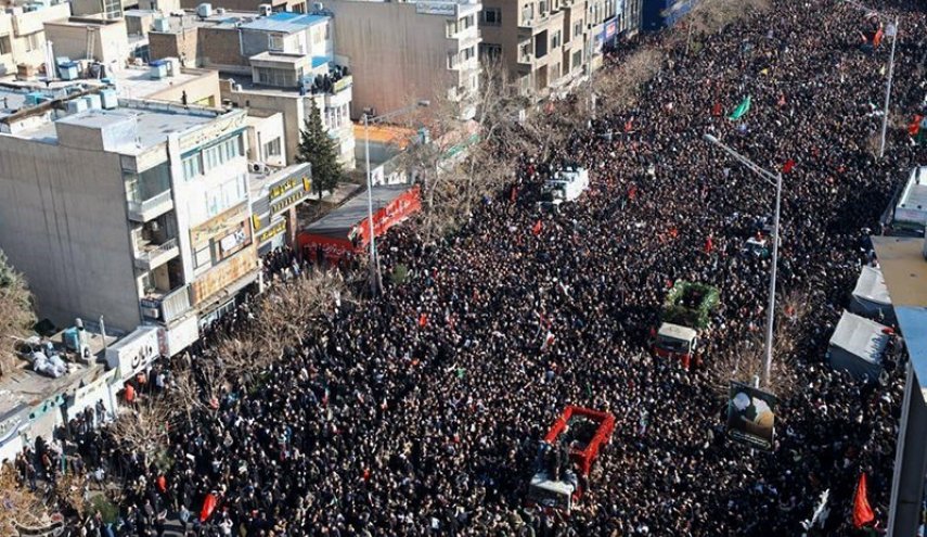  7 میلیون تهرانی در مراسم وداع و تشییع سپهبد حاج قاسم سليمانی شرکت کردند