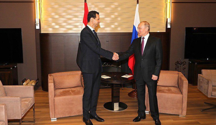 شاهد: بوتين في دمشق ويلتقي الرئيس الأسد
