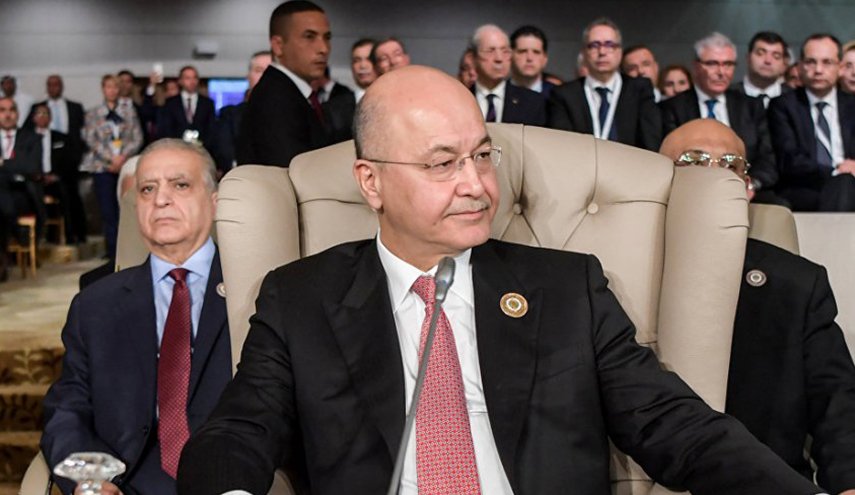 برهم صالح: عراق مبدأ جنگ دیگری نخواهد شد