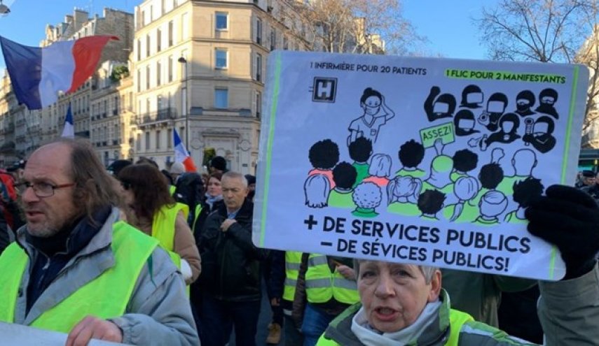  شصت و دومین شنبه اعتراضی در فرانسه+تصاویر


