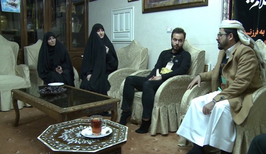بالصور..سفير اليمن في طهران يزور عائلة الشهيد سليماني