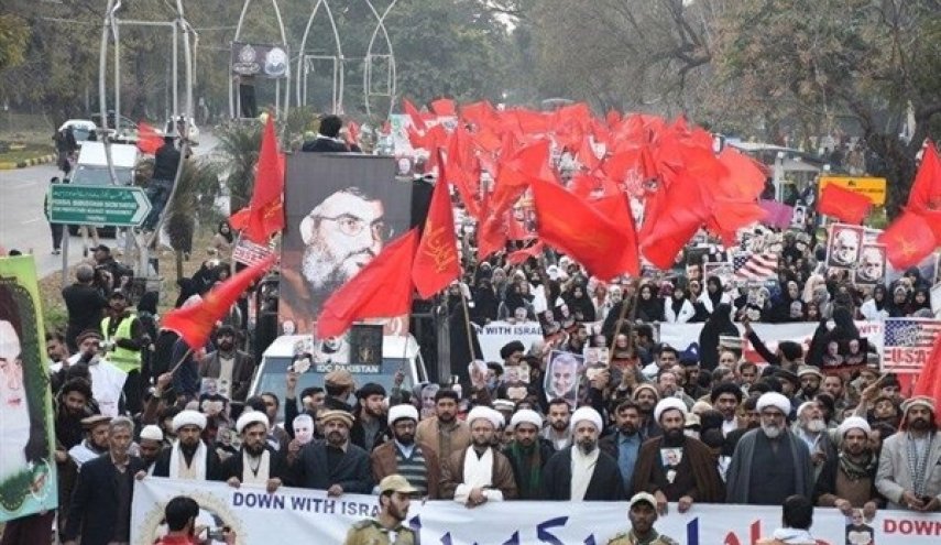 تظاهرات 'مرگ بر آمریکا' در اعتراض به سفر 'آلیس ولز' به پاکستان