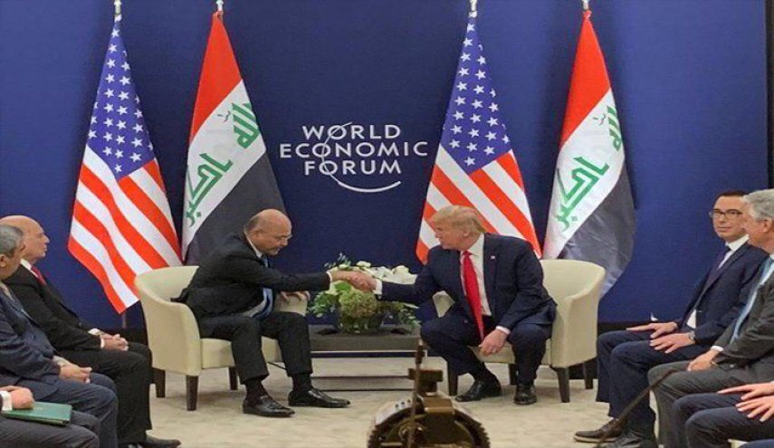 با وجود مخالفت عراقی ها؛ برهم صالح با ترامپ دیدار کرد