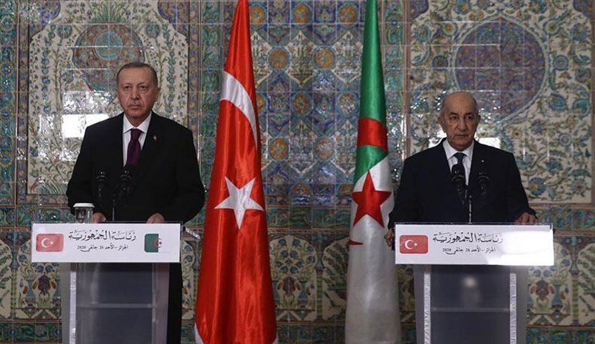 سران ترکیه و الجزایر بر حل مسالمت آمیز بحران لیبی تاکید کردند