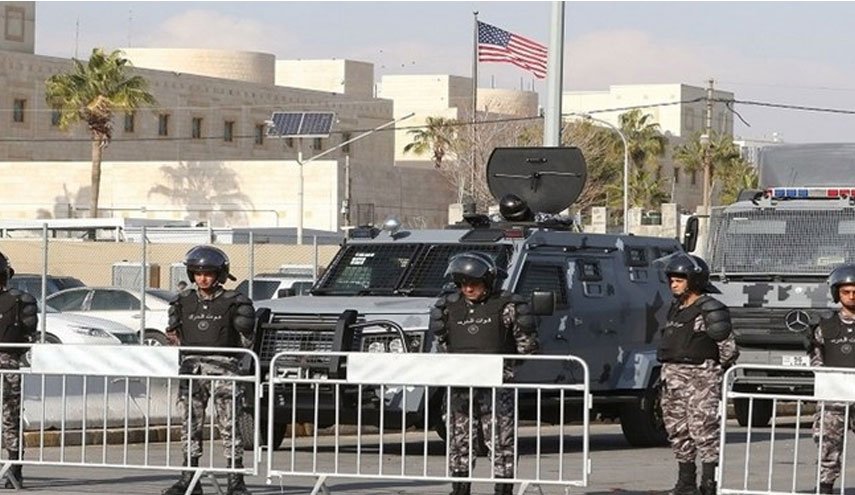 تشدید تدابیر امنیتی در اطراف سفارت آمریکا در اردن