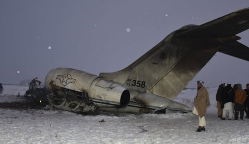 هویت دو نظامی کشته شده در سقوط هواپیما در غزنی اعلام شد

