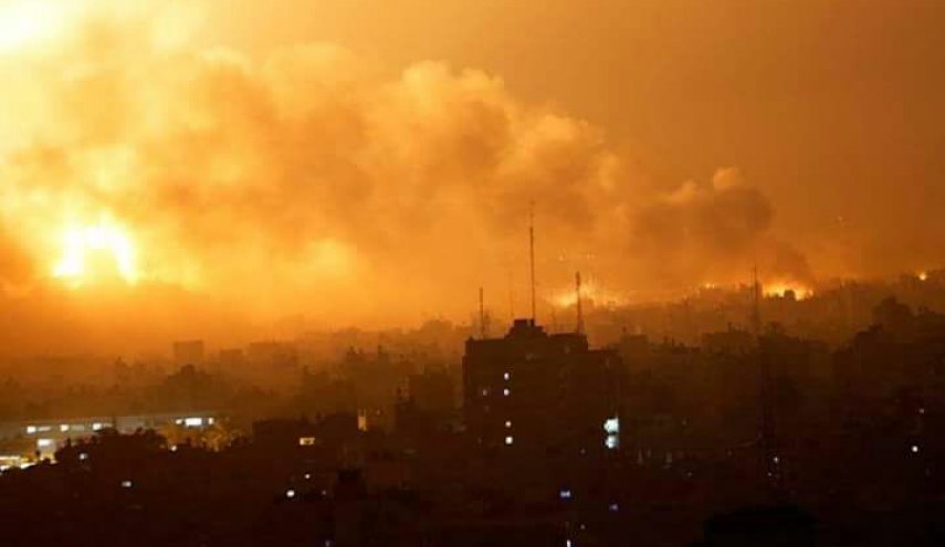 قصف إسرائيلي عنيف جنوب قطاع غزة