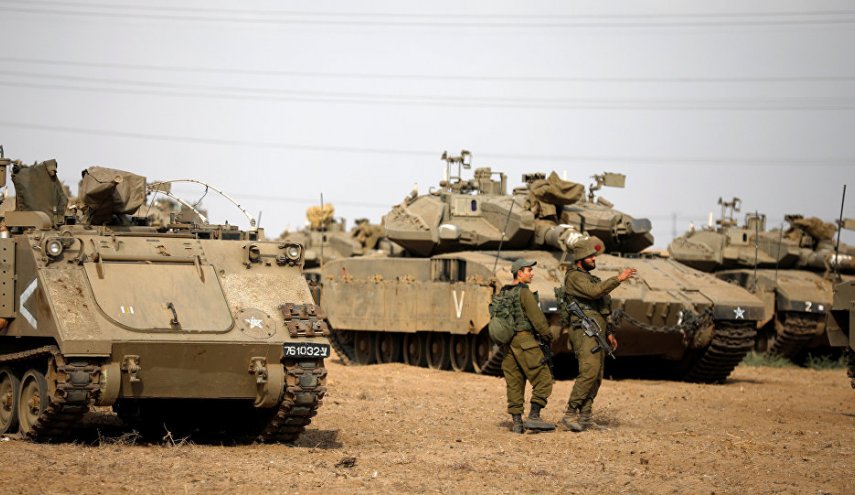 شلیک یک تانک اسرائیلی به پایگاه حماس در غزه