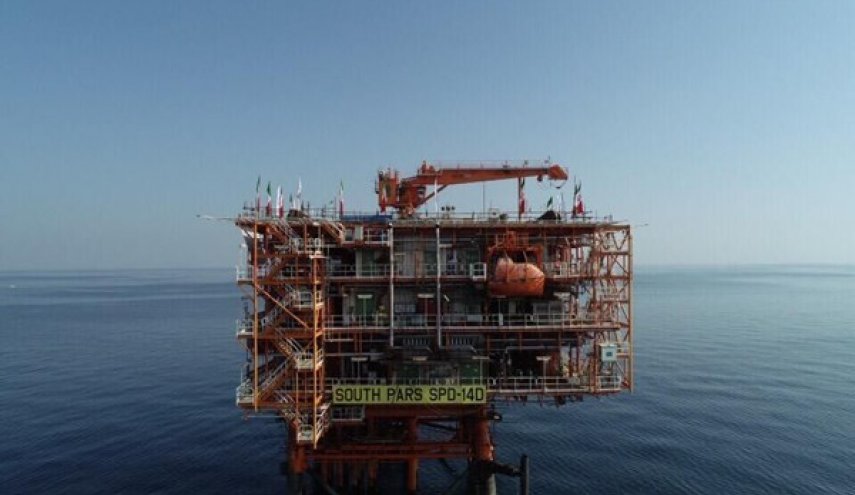 ایران ترکب منصة بحرية جديدة في أضخم حقل غاز بالعالم