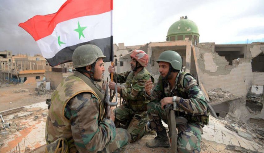کنترل یکی از استحکامات تروریست ها به دست ارتش سوریه افتاد