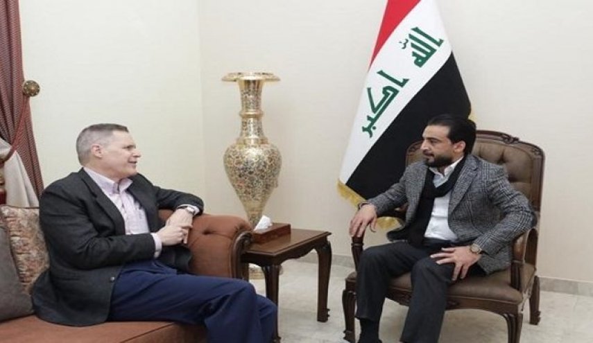 دیدار سفیر آمریکا با رئیس پارلمان عراق
