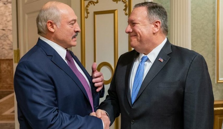 اعلام آمادگی پامپئو برای عادی‌سازی روابط بین آمریکا و بلاروس