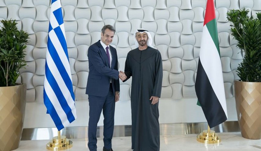 دیدار نخست‌وزیر یونان با ولی‌عهد ابوظبی در سایه تحولات اخیر مدیترانه و لیبی