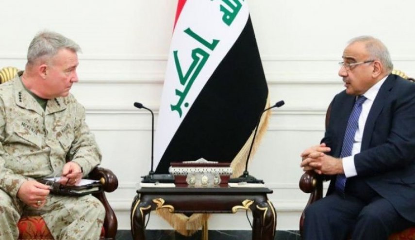 عبد المهدي وماكنزي يبحثان قرار خروج القوات الأجنبية من العراق
