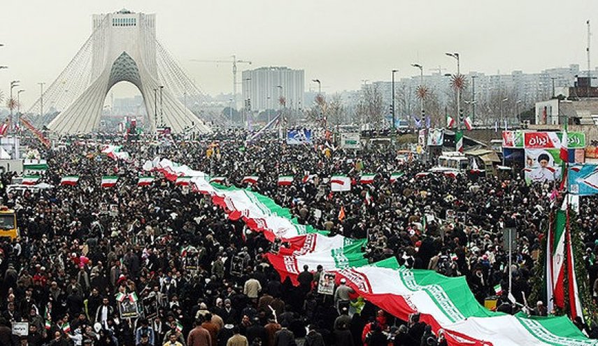 سخنرانی رئیس جمهور و فرزند شهید سلیمانی در مراسم ۲۲ بهمن تهران