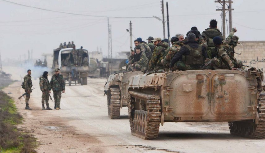 الجيش السوري يواصل تقدمه في الطريق الدولي حلب دمشق