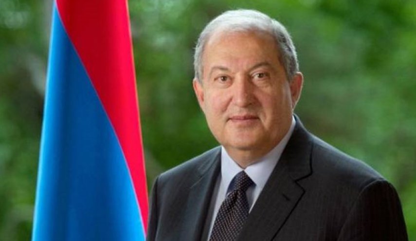 پیام تبریک رئیس‌جمهور ارمنستان برای رهبر انقلاب و رئیس‌جمهور