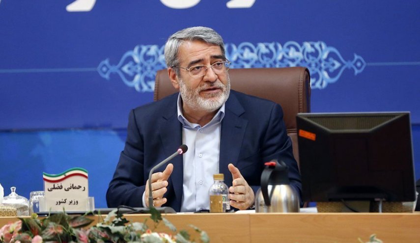 وزير الداخلية الايراني: الشعب يشكل ركيزة الامن في البلاد