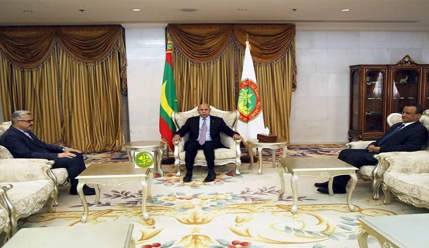 السفير الايراني يسلم اوراق اعتماده للرئيس الموريتاني