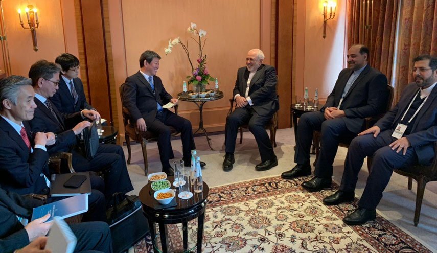 رایزنی ظریف و وزیر خارجه ژاپن در مونیخ