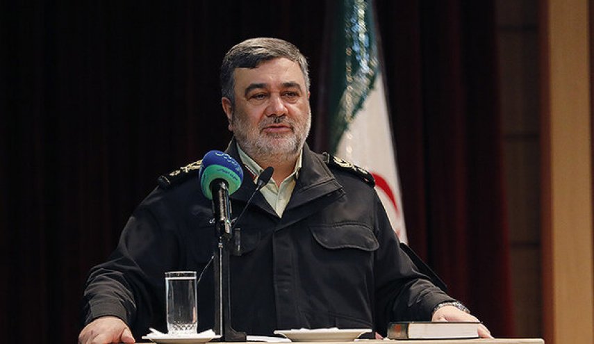 قائد الشرطة الايرانية: لا نجامل احدا بشأن امن الشعب والبلاد