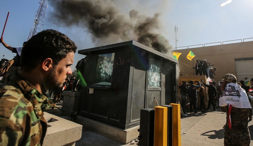 حمله موشکی به اطراف سفارت آمریکا در بغداد