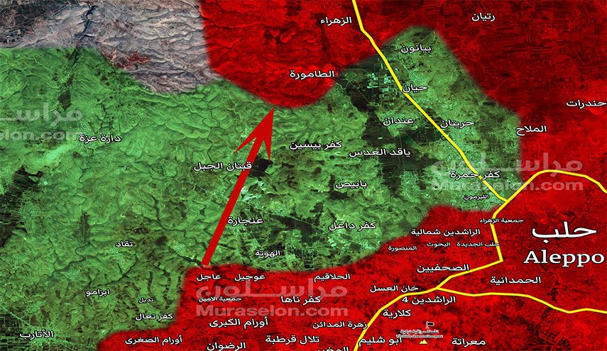 بالخريطة.. الجيش السوري يتجه لحصار جبهة النصرة غربي حلب