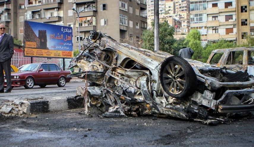 انفجار خودروی بمب‌گذاری شده در تل‌ابیض سوریه