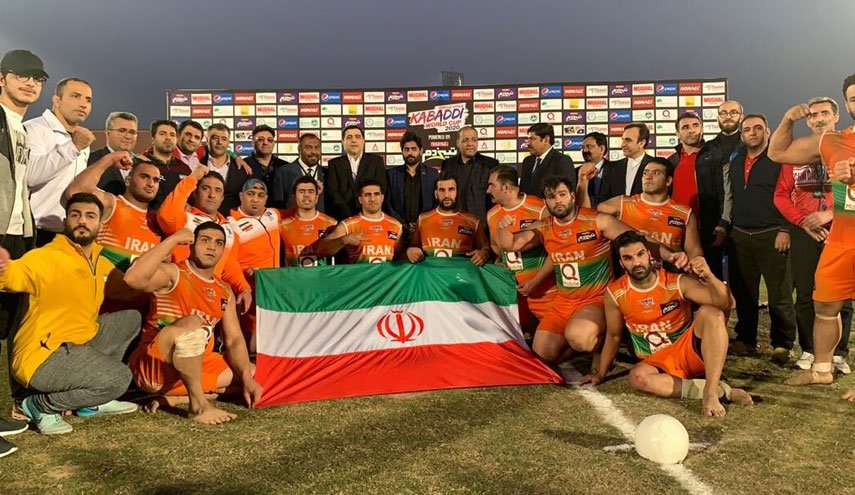 ایران به مقام سوم رقابت‌های کبدی جهان دست یافت