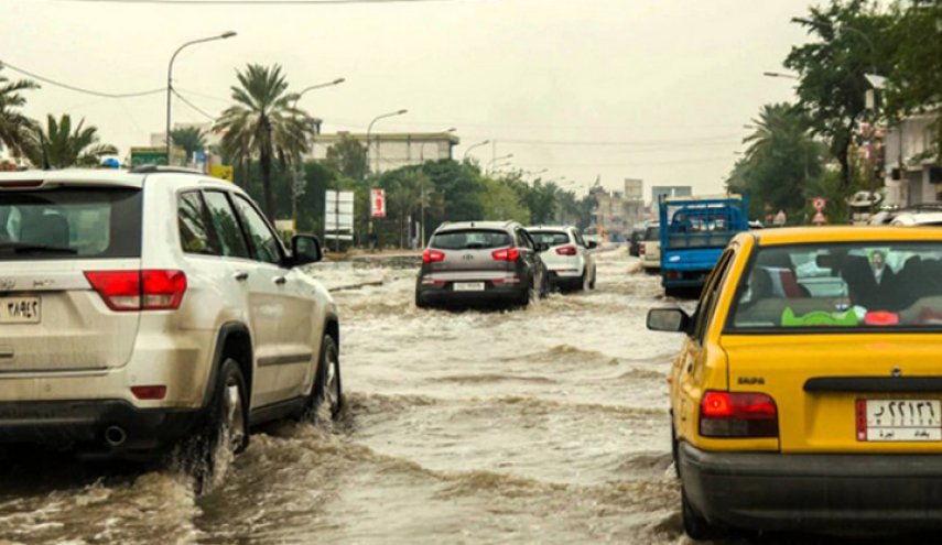 أمطار غزيرة في العراق مصحوبة برعد وبرد في 10 محافظات