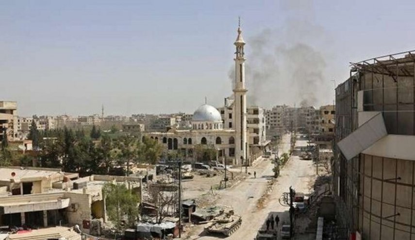 انفجار در مقابل دفتر حزب بعث در حومه دمشق