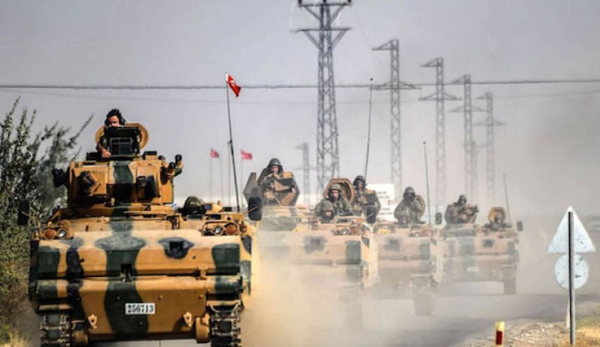 رتل عسكري للقوات التركية يدخل الأراضي السورية