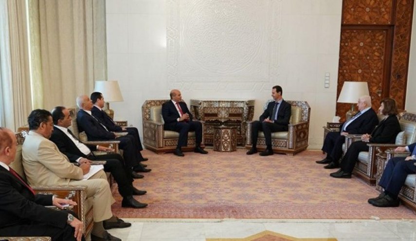 دیدار هیأت شرق لیبی با بشار اسد