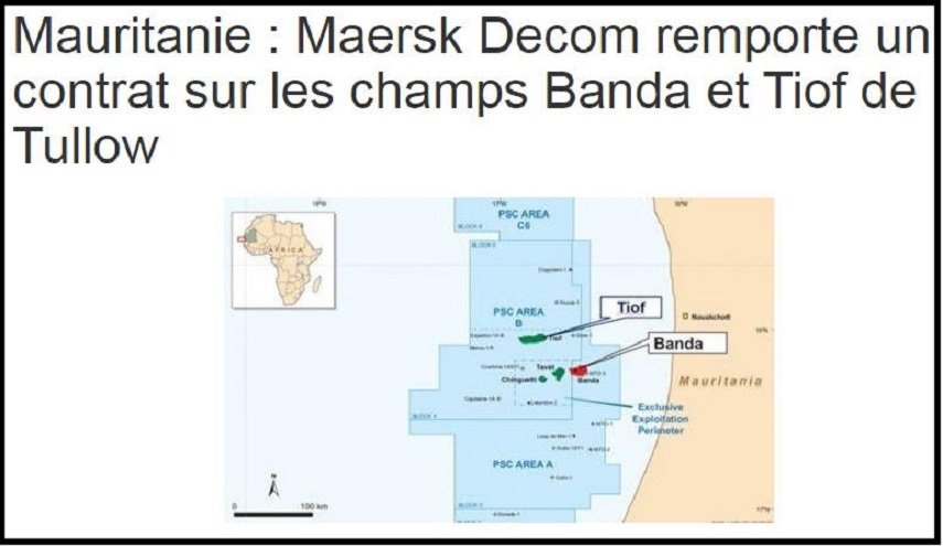 شركة دانماركية تفوز بصفقة لإغلاق حقل غاز في موريتانيا