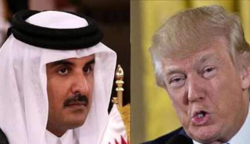 گفت‌وگوی تلفنی امیر قطر و ترامپ
