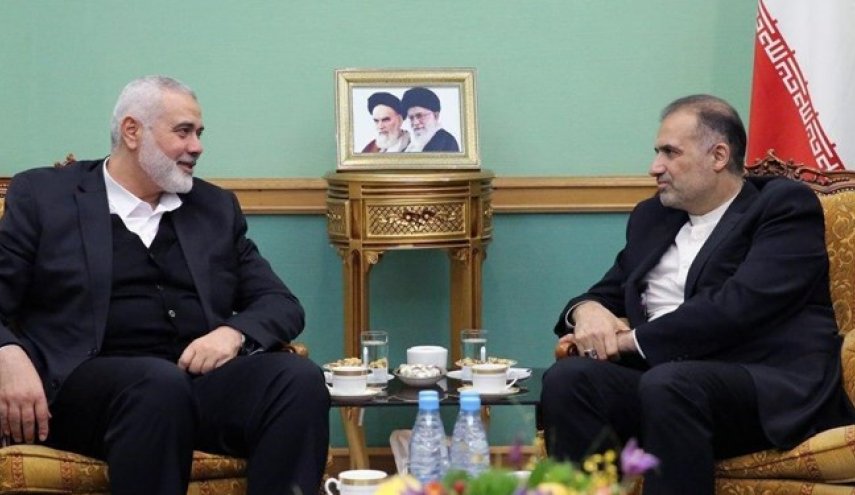 دیدار اسماعیل هنیه با سفیر ایران در مسکو