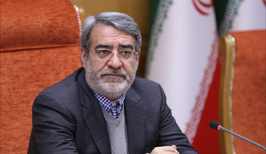وزير داخلية ايران يحث أبناء الشعب على الالتزام الكامل بالتوصيات الصحية