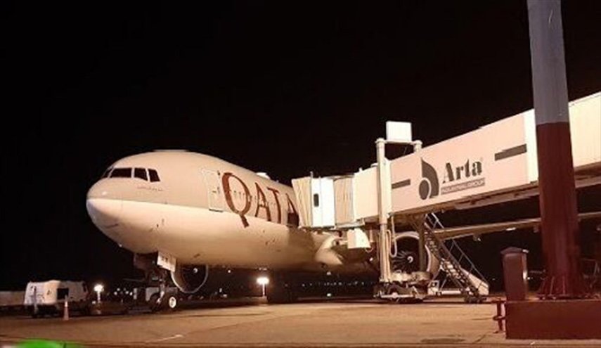 شحنة مساعدات طبية قطرية الى ايران لمكافحة 'كورونا'