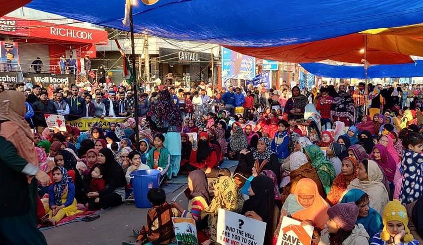 ادامه اعتراضات به قانون شهروندی در دهلی با وجود اعلام ممنوعیت تجمع
