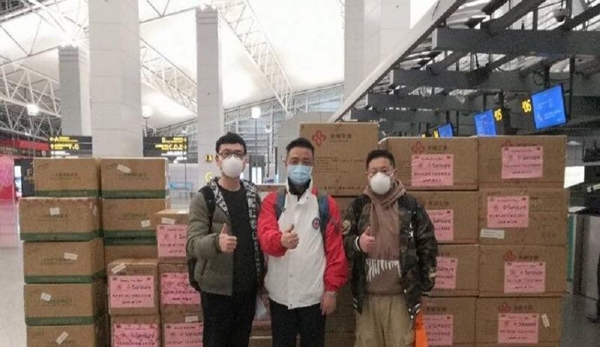  الصين تواصل ارسال المساعدات الطبية والعلاجية الى ايران