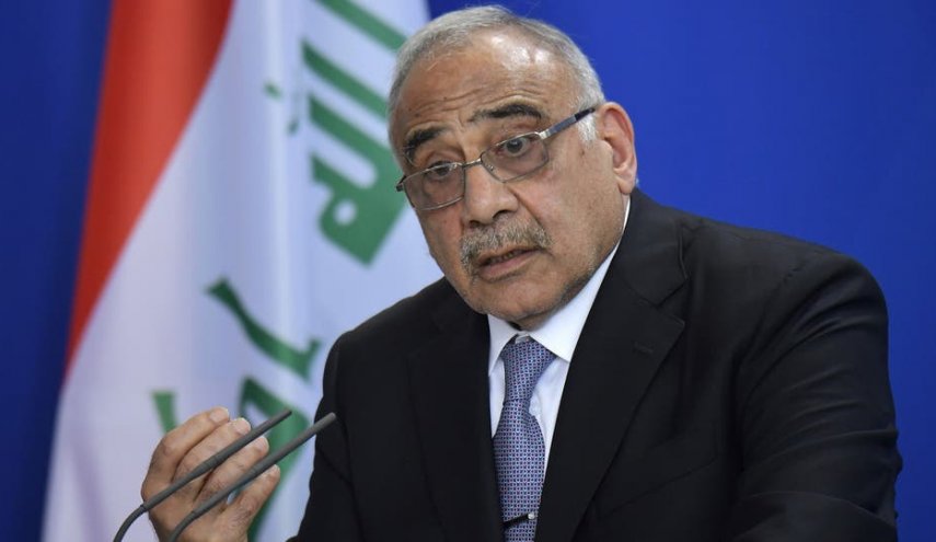 عبد المهدي يوجه رسالة لخلايا الازمة في العراق