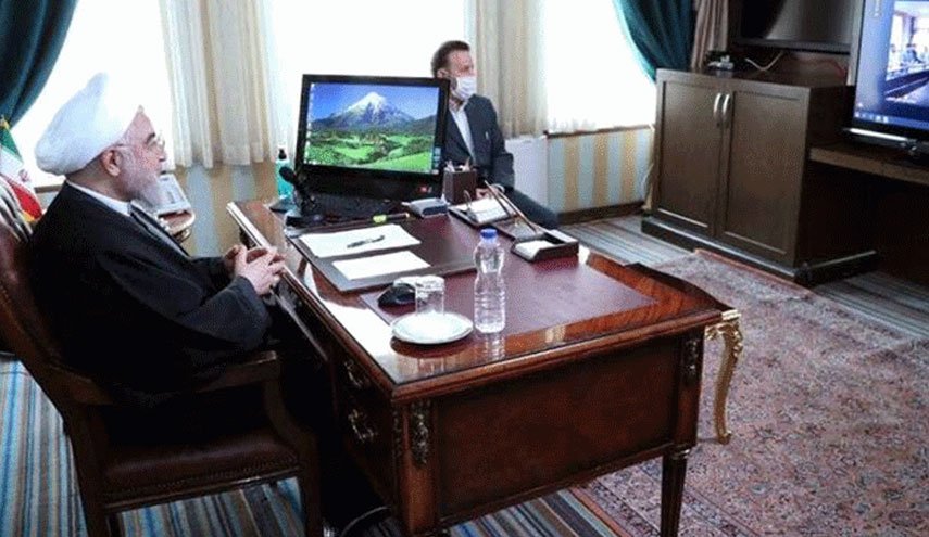 روحاني : الحكومة خصصت ميزانية اضافية لوزارة الصحة لدعم مكافحة كورونا