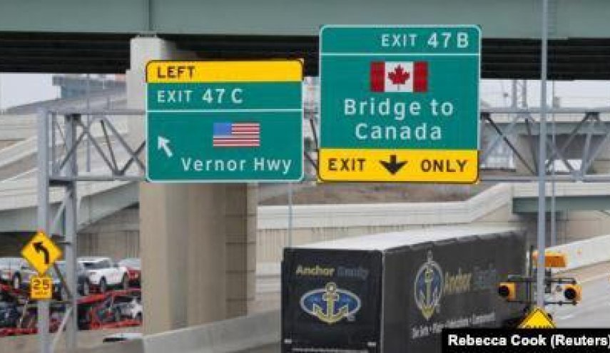 مخالفت کانادا با پیشنهاد آمریکا مبنی بر استقرار نیروی نظامی در مرزها