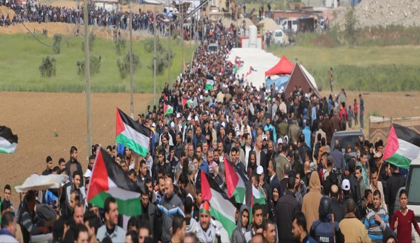 حماس: مسيرات العودة شكلت رافعة مفصلية في مسيرة الشعب 
