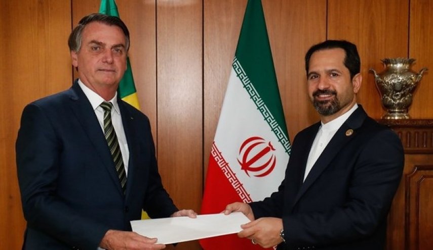 قریبی سفیر جدید ایران استوارنامه خود را تقدیم رئیس جمهور برزیل کرد