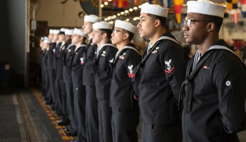 950 نفر از پرسنل نیروی دریایی آمریکا به کرونا مبتلا شده‌اند