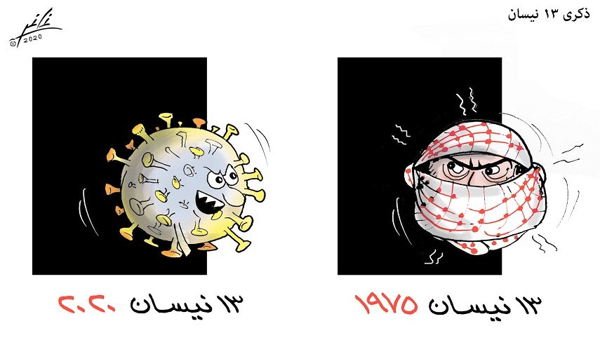 شاهد: هكذا رد فنان فلسطيني على كاريكاتير الجمهورية 
