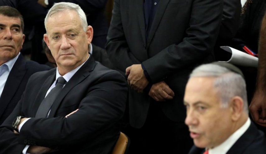 توافق احتمالی نتانیاهو و گانتز برای تشکیل کابینه صهیونیستی
