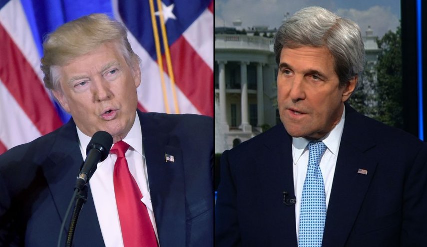ترامپ: جان کری نمی‌خواهد ایران توافق دیگری داشته باشد!
