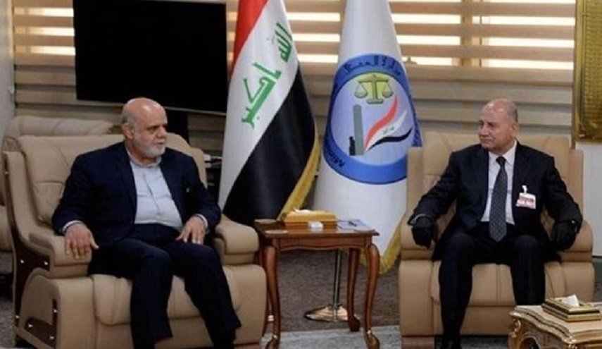 السفير الإيراني يلتقي وزير العدل العراقي